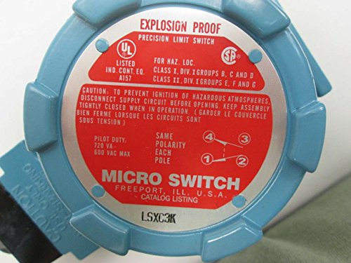 Novi mikro prekidač LSXC3K 600V-AC 720VA prekidač dokaza o eksploziji D406289