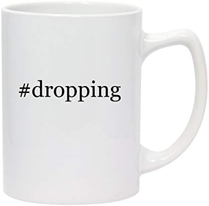 Proizvodi Molandra Dropping - 14oz hashtag bijela keramička kava šalica za kavu