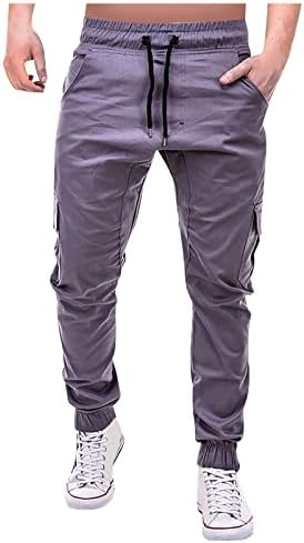 Muške camo hlače zvonasti donje hlače za muškarce modno labave zgodne džepne hlače Alatske kamuflažne hlače M-4xl