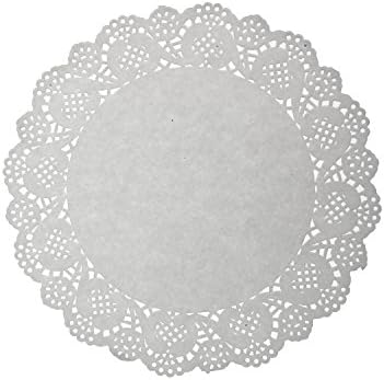120 komada bijelih čipkastih okruglih papirnatih salveta za pakiranje kolača jastučići za ukrašavanje posuđa za vjenčanje