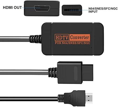 yoxxzus N64 HDMI adapter, konverter HDMI-HDMI kabelom za N64 / Gamecube /SNES