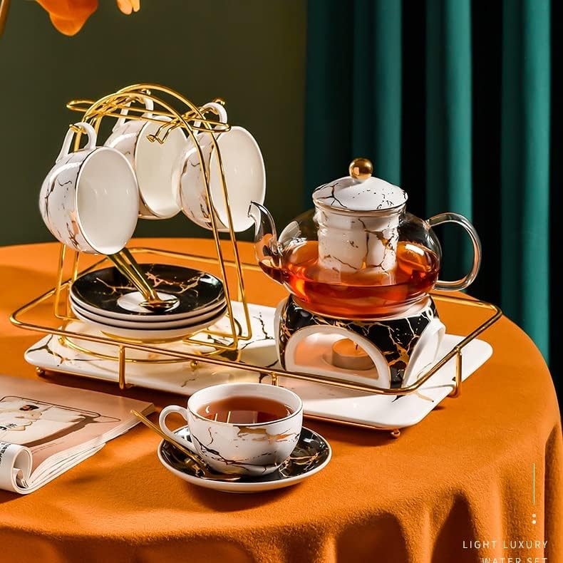 ZLXDP popodnevni čaj biljni čaj Set Doma dnevna soba staklo grijano voćni čajnik čajnik za čaj