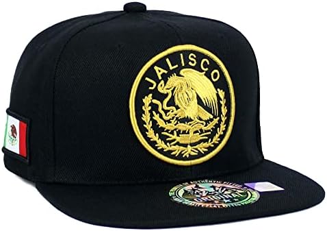 Meksički šešir Mexico State Federal Logo izvezeni Snapback Flat Bill Bill Baseball Cap