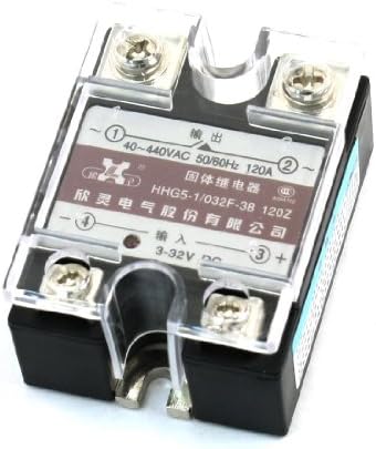 IIVverr Solid State Relay SSR-120DA prozirni poklopac za konzulator temperature (Relé de Estado Sólido SSR-120DA Cubierta prozirna