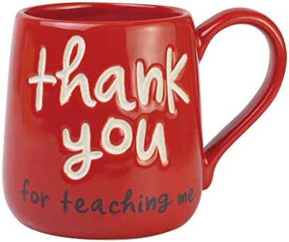 Addo, zovemo se mud, hvala što ste me naučili ugraviranoj šalici za kavu učitelj, 16 oz, crvena
