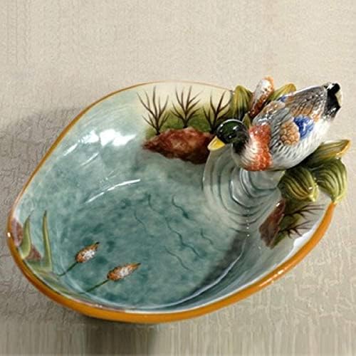 Chuanhu poprsje ručno izrađene skulpture skladištenje Mala porculanska zdjela zanatska keramička kutija voća sapun sapun za pohranu