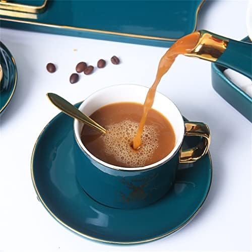 N/a nordijski stil držač za kavu skladištenja set Europskog stila moderni keramički cvjetni čaj i tanjur