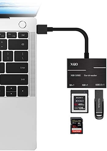 Uređaj za čitač memorijskih kartica, USB 3.0 XQD 2.0 sa brzinom do 500 M/s SD SDHC USB3.0 Uređaj za čitanje kartice, flash memorije