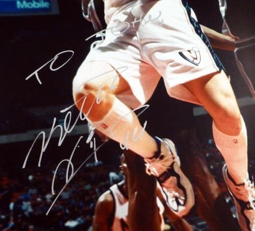Keith Van Horn Autographed 16x20 Photo New Jersey Nets To John SKU 214774 - Autografirane NBA fotografije