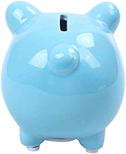 WSZJJ PIGGY BANKA- Dijete da njeguje keramički svinjski novac novčani banke za dječake Djevojčice Kids Blue