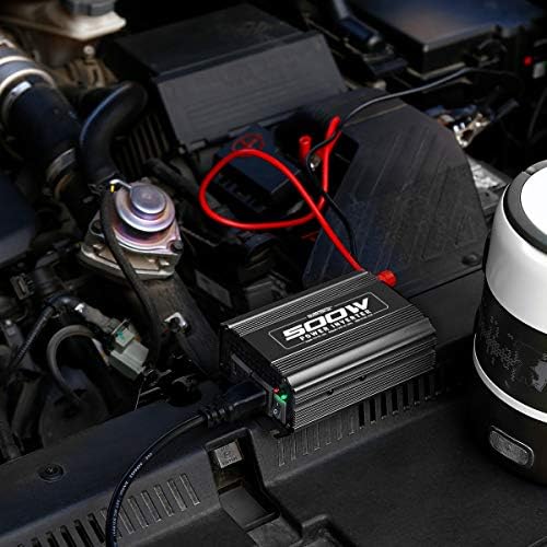 Invertertek 500W pretvarač automobila Inverter DC 12V do AC 110V adapter automobila s 2A USB priključka