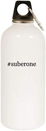Proizvodi Molandra Suberone - 20oz hashtag boca od nehrđajućeg čelika bijela voda s karabinom, bijela