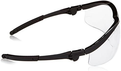 MCR SIGURNOST ST110 Oluja sigurnosne naočale s crnim okvirom i bistra leća