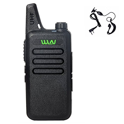 WLN KD-C1 punjivi Mini Walkie Talkie, UHF 400-470MHz Prefessional Dvosmjerni radio s punjačem za stolnu površinu, isječkama pojasa