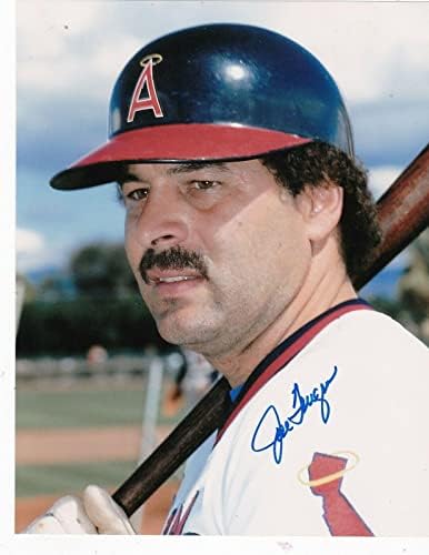 Joe Ferguson California Angels Action potpisan 8x10 - Autografirane MLB fotografije