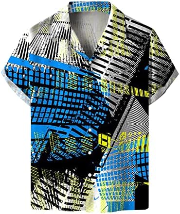 2023. Nova muška ljetna moda casual print morska plaža majica košulja kratka rukava košulje s majicama