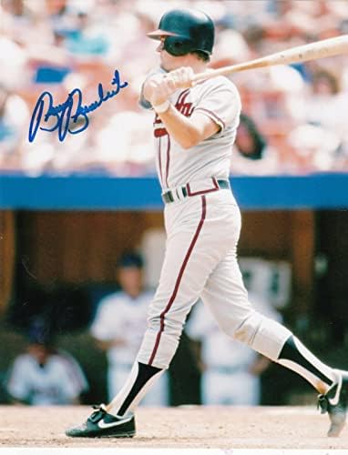 Bruce Benedict Atlanta Braves Action potpisan 8x10 - Autografirane MLB fotografije