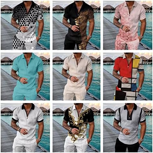 Birw muški kratki setovi 2 komada odjeće Polo košulje Moda Summer TrackSuits casual set kratkih rukava i kratkih hlača postavljenih