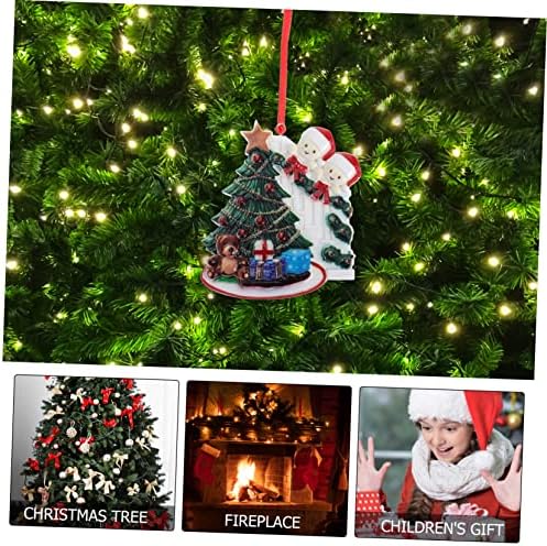 Doitool 1pc božićni ukrasi dekorociones para de božićna zabava punila preživjela božićni ukras xmas stablo preživjela obitelj božićna