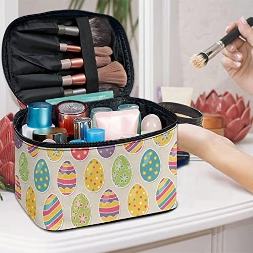 Biyejit Šarena vreća za šminku za jaja Putovanje kozmetička vrećica prijenosna vreća za šminku multifunkcionalna torba za organizator