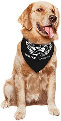 Ujedinjeni narodi amblem kućni ljubimac štene mačke balaclava trokut bibs šarf bandana ovratnik vrathief mchoice za bilo koji kućni