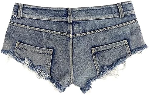 XXBR Žene modno kratke oprane pokvarene traper jean kratki ljetni kratke hlače s visokim strukom plus veličine vruće kratke hlače