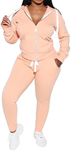 Jogging odijela za žene - dvodijelni pulover kapuljača za znoj + duge hlače set kombinezoni