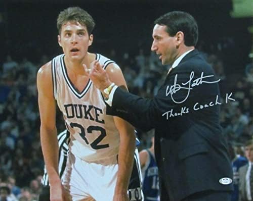 Christian Laettner Duke potpisao/upisano 16x20 W/Coach K Photo PSA/DNA 167273 - Fotografije s autogramima