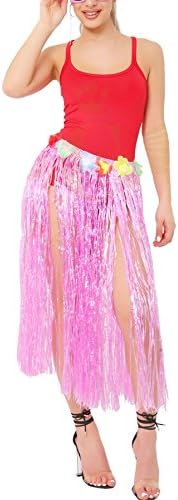 MA Online Ladies Fancy 80cm Hula suknja s cvijećem Women Fancy Trave Dance Party Wear Skirt