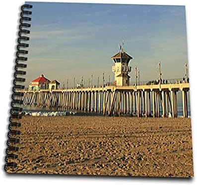 3Drose Huntington Beach Pier - Mini Notepad, 4 do 4 inča