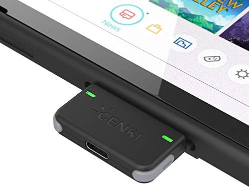 Genki Audio Bluetooth 5.0 adapter za Nintendo Switch/Switch Lite/PS4/PS5 - Kompatibilan sa svim BT slušalicama i airpods, niska latencija
