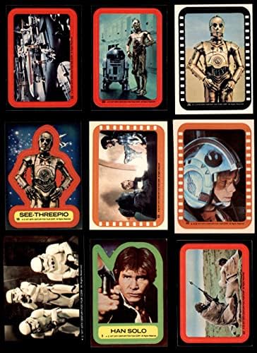 1977 Topps Star Wars naljepnice djelomični kompletan set Ex/MT+