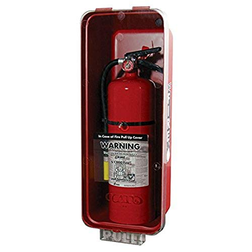 Kućište i ploča aparata za gašenje požara od 95152 u crvenoj plastici od 10 kilograma. Aparat za gašenje požara