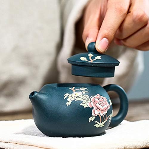 WIONC TEAPOT Sva ručno izrađena tinta zeleno blato obojeno xi shi lon Zisha čaj od čaja set 188 lopta rupa 110ml