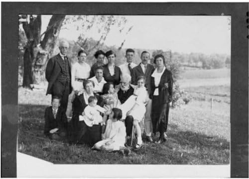 PovijesneFindings Foto: Alexander Graham Bell, obitelj, imanje Gilberta Grosvenora, divlji hektari, Bethesday, dr. Med.