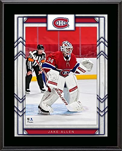 Jake Allen Montreal Canadiens 10,5 x 13 sublimirani igrač plak - NHL plaketi za igrače i kolaže