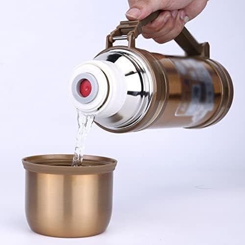 Zhuhw 1200 ml prijenosna termos boca od nehrđajućeg čelika Izolirana vakuumska tikvica Vanjska putnička voda