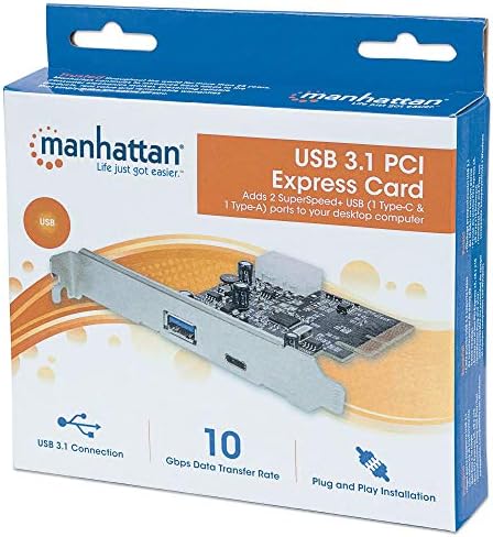 Manhattan Products MH USB C 3.1 2-port PCIE kartica 151757