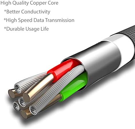 Boxwave kabel kompatibilan s jbl Quantum 350 bežično - ALLCALCER 3 -u -1 kabel za JBL Quantum 350 bežični - mlazni crni