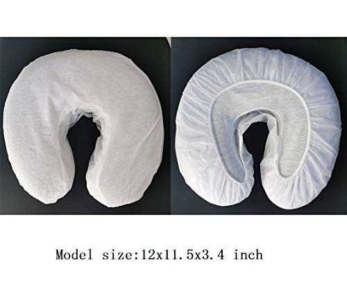 ZmDream Pack od 225 masaže ugrađenih naslona za glavu i ravnih pokrivača kolijevke za lice bijelo