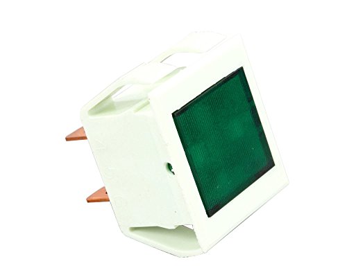Blodgett R1318 250V svjetlo zeleni pravokutni indikator