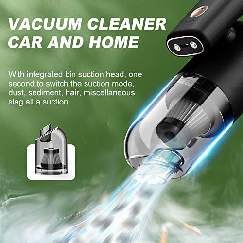 Ručno sredstvo za čišćenje vakuuma, punjivi usisavač automobila s sustavima za puhanje i usisavanje, prijenosni usisavač automobila,