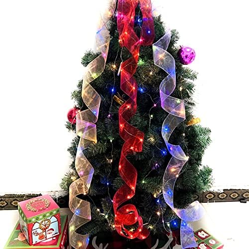 Božićna vrpca vila svjetla božićne lidne svjetla dvostruka vrpca lampica božićno drvce ukras zaprekane vrpce privjesak kuglični torta