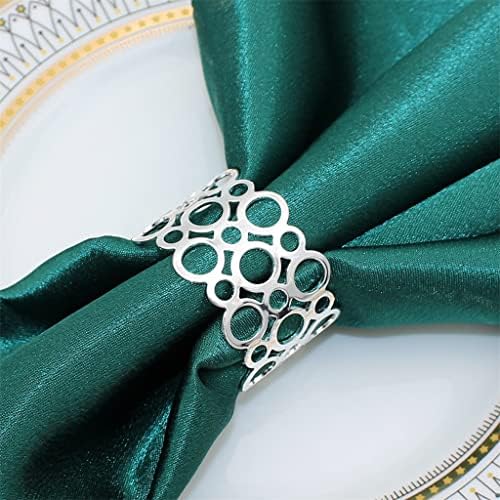 Lepsjgc prstenovi okrugli serviette držač kopče za božićni vjenčani praznični okupljanja dekor stol dekor