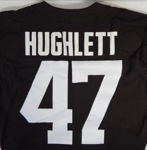 2020. Cleveland Browns Charley Hughlett 47 Igra Korištena smeđa vježba Jersey 44 84 - Nepotpisana NFL igra korištena dresova
