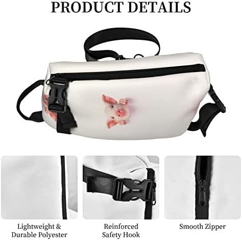 Slatka svinja s tiskanom režjom ruksaka ruksaka vrećica za rame za muškarce za muškarce, za putovanja na otvorenom