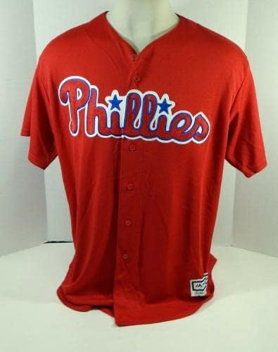 Philadelphia Phillies Ben Lively 38 Igra izdana Red Jersey ext St BP XL 815 - Igra korištena MLB dresova