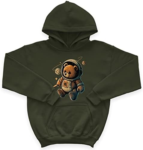 Space Bear Kids 'Spužva Hoodie - Hoodie slatka djeca - Astronaut Hoodie za djecu