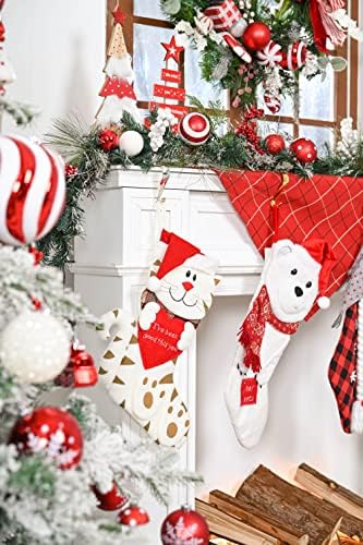 Valery Madelyn božićni dekoracijski paket Božićni vijenac*1+božićne čarape*3