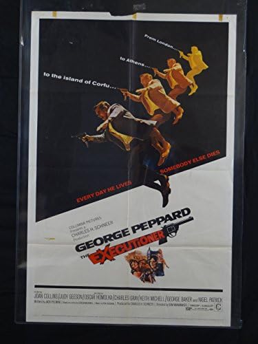 Execution-1970-plast-George Peppard-joan Collins-Triller-drama G/VG
